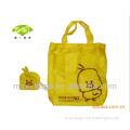 fashon little yellow duck promotion folding shopping bag